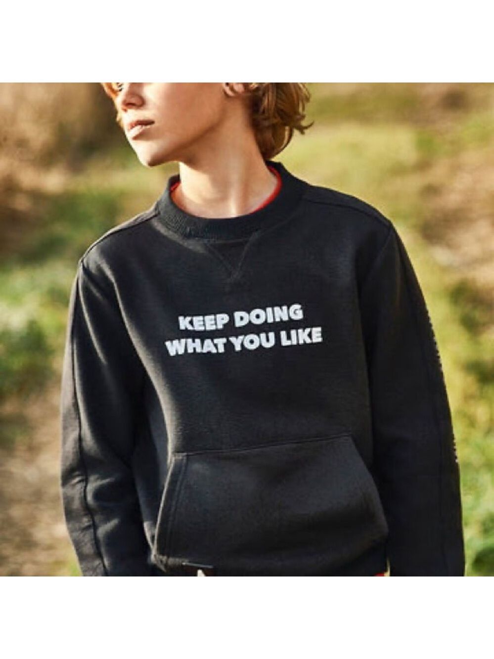 Mayoral Black Sweatshirt with Motivational Text